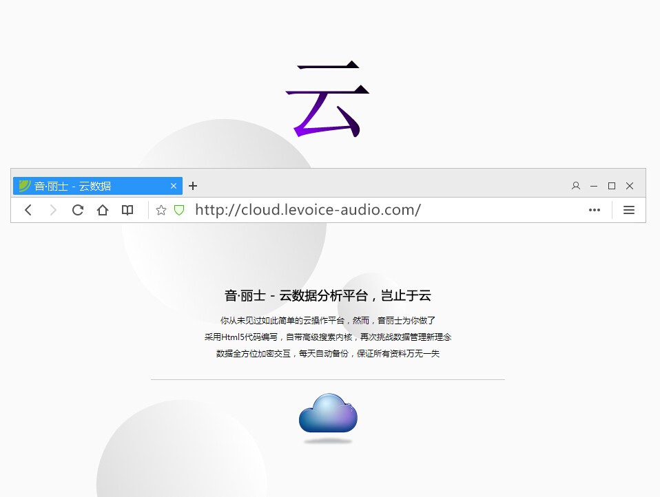  两大“神秘云服务”首度在音丽士官网亮相